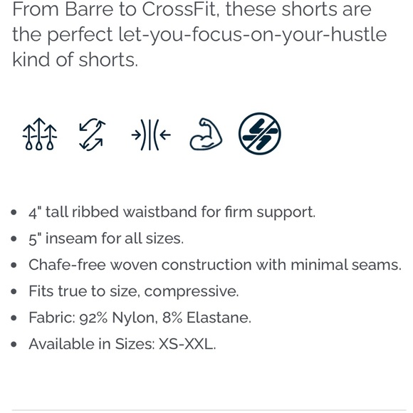 ZYIA Hot Pink Seamless Hustle Shorts XXL, 5” inseam hi waist - Picture 8 of 8